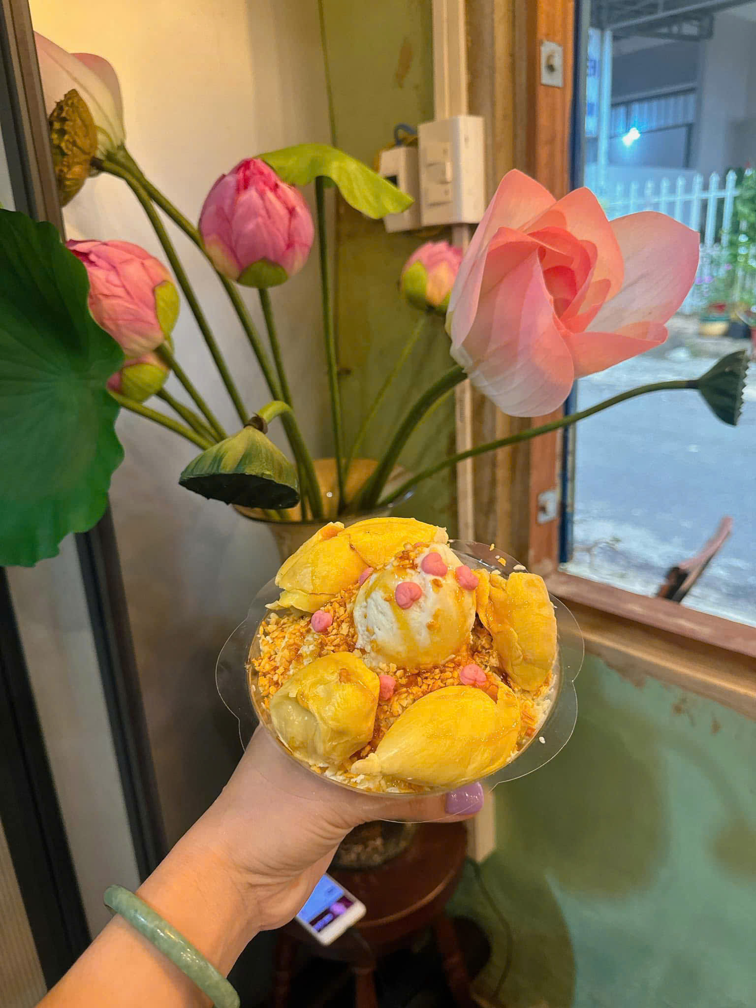 Bingsu Sầu Riêng